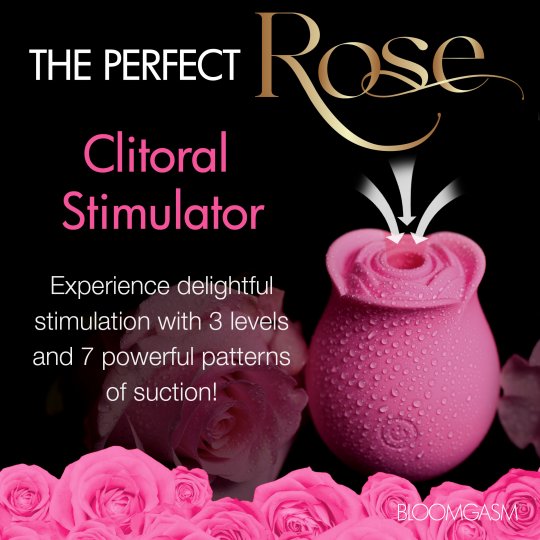 Rose Clitoral Stimulator - Pink