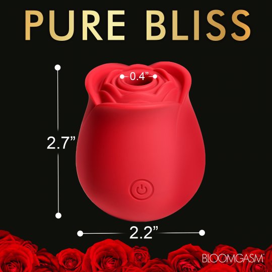 Rose Clitoral Stimulator - Red