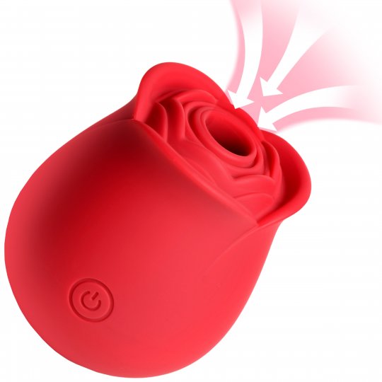 Rose Clitoral Stimulator - Red